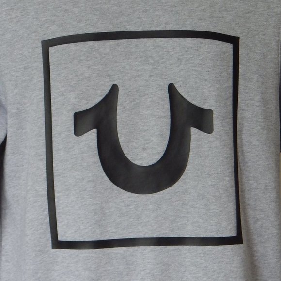 TRUE RELIGION HORSESHOE PULLOVER FLEECE SWEATSHIRT - Picture 2 of 3